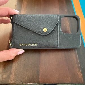 Bandolier phone case wallet